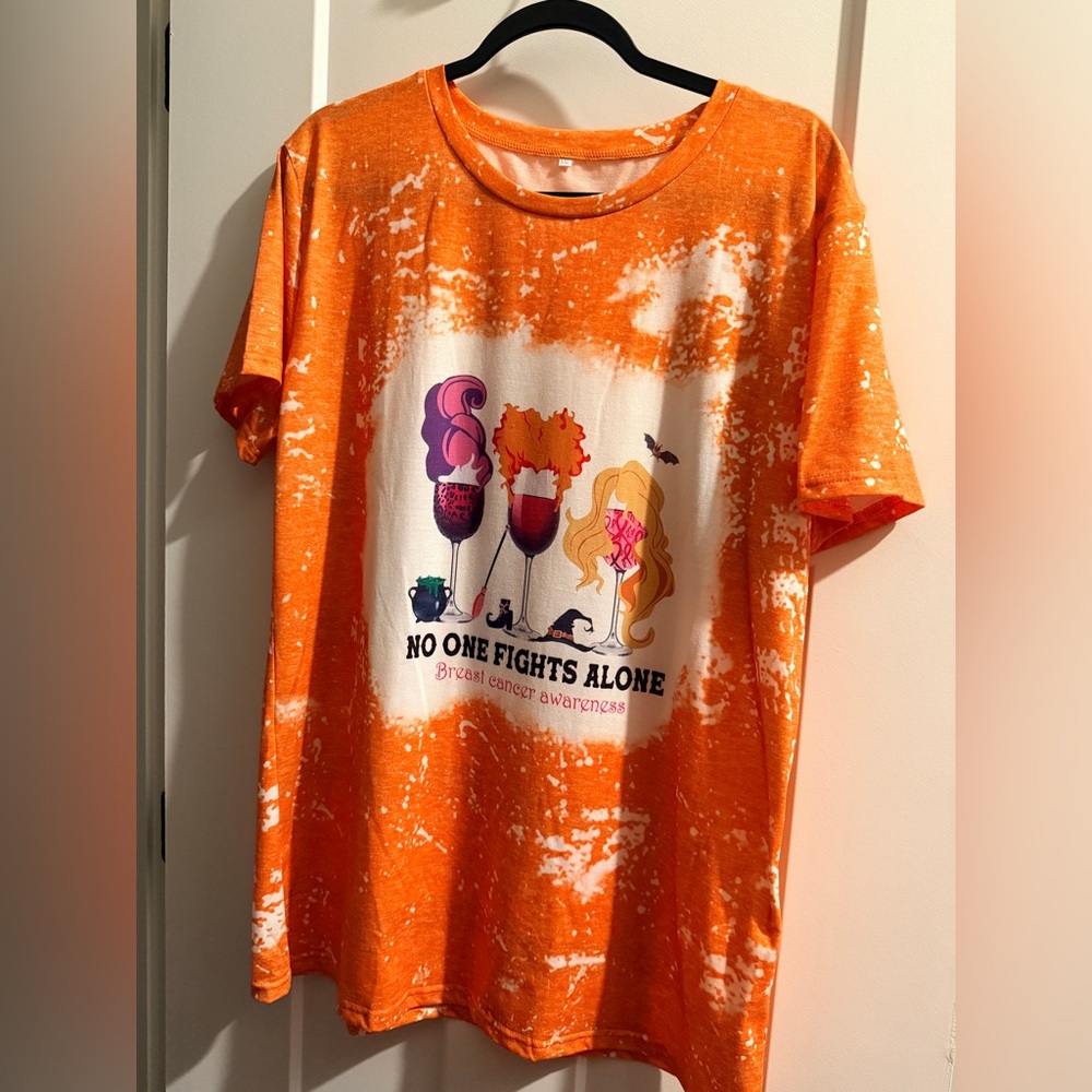 Orange Graphic Women's Halloween Tee